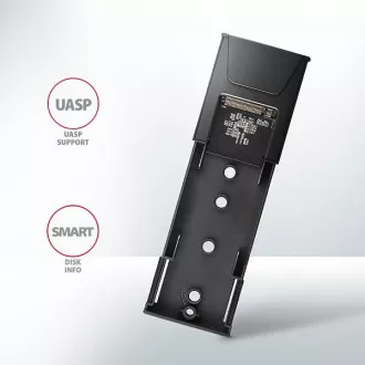 AXAGON EEM2-GTS2, USB-C 10Gbps - M.2 NVMe & SATA SSD Metallgehäuse THIN, schraubenlos AXAGON EEM2-GTS2, USB-C 10Gbps - M.2 NVMe & SATA SSD Metallgehäuse THIN, schraubenlos