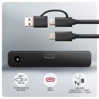 AXAGON ADSA-FPX, USB-C 10Gbps - SATA 6G, 2,5"/3,5" SSD/HDD FAST PORT X Adapter, inkl. AC-Netzteil AXAGON ADSA-FPX, USB-C 10Gbps - SATA 6G, 2,5"/3,5" SSD/HDD FAST PORT X Adapter, inkl. AC-Netzteil