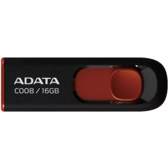 ADATA Flash Disk 16GB C008, USB 2.0 Classic, schwarz