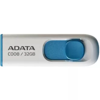 ADATA Flash Disk 32GB C008, USB 2.0 Classic, weiß