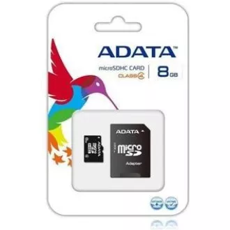 ADATA MicroSDHC-Karte 8GB Klasse 4 + SD-Adapter ADATA MicroSDHC-Karte 8GB Klasse 4 + SD-Adapter