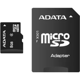 ADATA MicroSDHC-Karte 8GB Klasse 4 + SD-Adapter ADATA MicroSDHC-Karte 8GB Klasse 4 + SD-Adapter
