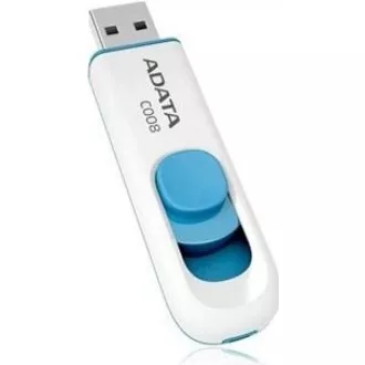 ADATA Flash Disk 64GB C008, USB 2.0 Classic, weiß