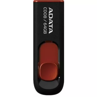 ADATA Flash Disk 64GB C008, USB 2.0 Classic, schwarz ADATA Flash Disk 64GB C008, USB 2.0 Classic, schwarz