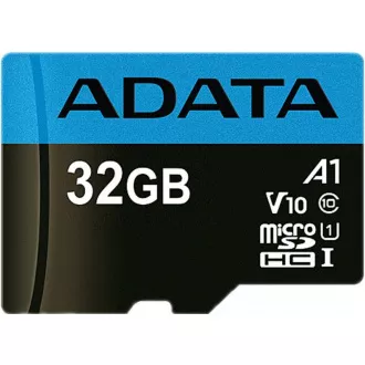 ADATA MicroSDHC-Karte 32 GB UHS-I Klasse 10 + SD-Adapter, Premier