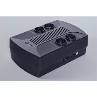EUROCASE UPS EA200PLUS 650VA-EVO Linie interaktiv