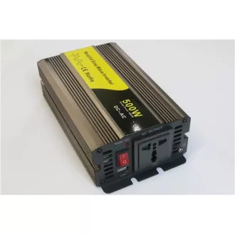 EUROCASE Spannungswandler DY-8109-12, AC/DC 12V/230V, 500W, USB EUROCASE Spannungswandler DY-8109-12, AC/DC 12V/230V, 500W, USB