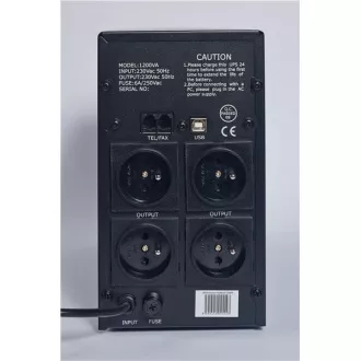 EUROCASE UPS EA200LED 2000VA Linie interaktiv EUROCASE UPS EA200LED 2000VA Linie interaktiv