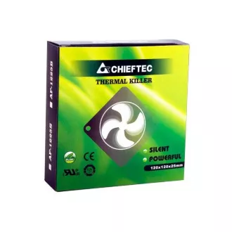 CHIEFTEC Lüfter AF-1225S, 120x120x25 mm Sleeve Fan, mit 3/4pin Stecker