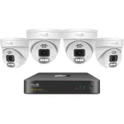 iGET HOMEGUARD HGNVK84804 - PoE Kamera Set 2K NVR 8CH   4x Außenkamera mit Ton