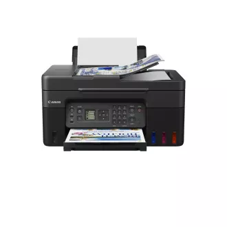 Canon PIXMA Drucker schwarz G4470 (nachfüllbare Tintenpatronen) - MF (Drucken, Kopieren, Scannen, Faxen), USB, Wi-Fi - A4 11/min. Canon PIXMA Drucker schwarz G4470 (nachfüllbare Tintenpatronen) - MF (Drucken, Kopieren, Scannen, Faxen), USB, Wi-Fi - A4 11/min.