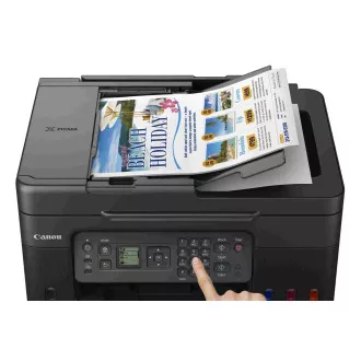 Canon PIXMA Drucker schwarz G4470 (nachfüllbare Tintenpatronen) - MF (Drucken, Kopieren, Scannen, Faxen), USB, Wi-Fi - A4 11/min. Canon PIXMA Drucker schwarz G4470 (nachfüllbare Tintenpatronen) - MF (Drucken, Kopieren, Scannen, Faxen), USB, Wi-Fi - A4 11/min.