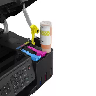 Canon PIXMA Drucker schwarz G4470 (nachfüllbare Tintenpatronen) - MF (Drucken, Kopieren, Scannen, Faxen), USB, Wi-Fi - A4 11/min. Canon PIXMA Drucker schwarz G4470 (nachfüllbare Tintenpatronen) - MF (Drucken, Kopieren, Scannen, Faxen), USB, Wi-Fi - A4 11/min.