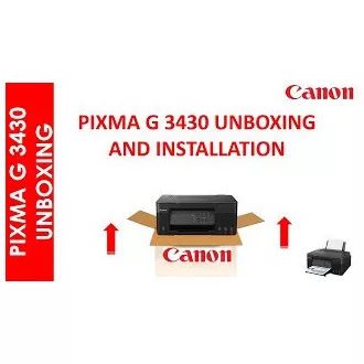 Canon PIXMA G3430 schwarz (nachfüllbare Tintenpatronen) - Farbe, MF (Drucken, Kopieren, Scannen), USB, Wi-Fi - Unverpackt Canon PIXMA G3430 schwarz (nachfüllbare Tintenpatronen) - Farbe, MF (Drucken, Kopieren, Scannen), USB, Wi-Fi - Unverpackt