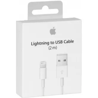 APPLE USB Kabel mit Lightning Connector - weiß (Großpackung) 2m
