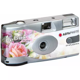 Agfaphoto LeBox Wedding Flash 400/27 - analoge Einwegkamera Agfaphoto LeBox Wedding Flash 400/27 - analoge Einwegkamera