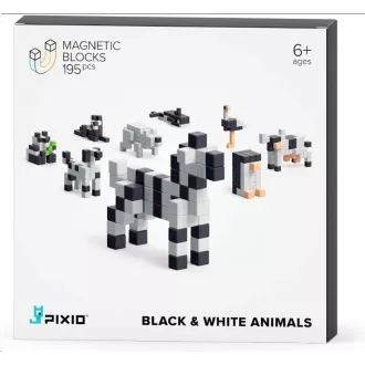 PIXIO Schwarz-Weiß-Tiere Magnetbausatz PIXIO Schwarz-Weiß-Tiere Magnetbausatz