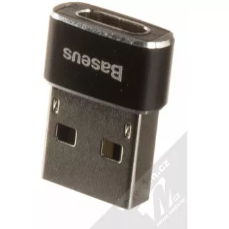 Baseus USB-Stecker auf USB-C-Buchse Adapter 3A, OTG, schwarz