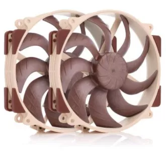 NOCTUA Lüfter NF-A14x25r-G2-PWM-Sx2-PP, 2x 140mm, braun