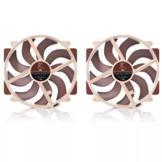 NOCTUA Lüfter NF-A14x25r-G2-PWM-Sx2-PP, 2x 140mm, braun