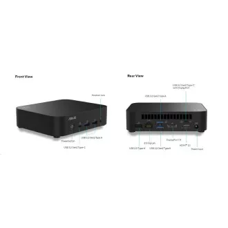 ASUS NUC 14 Essential RNUC14MNK1500002/N150 Prozessor/DDR5-4800 SODIMM/USB-A, C/M.2 2280/Wi-Fi/LAN/EU Stromkabel