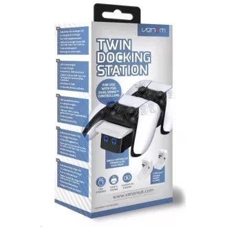 VENOM VS5001 Weiß PS5 Twin Docking Station VENOM VS5001 Weiß PS5 Twin Docking Station