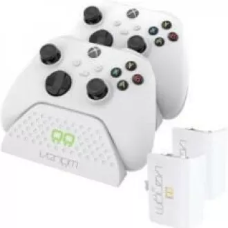 VENOM VS2871 Xbox Serie S/X & One Weiß Twin Docking Station 2 Batterien VENOM VS2871 Xbox Serie S/X & One Weiß Twin Docking Station 2 Batterien