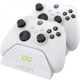 VENOM VS2871 Xbox Serie S/X & One Weiß Twin Docking Station 2 Batterien VENOM VS2871 Xbox Serie S/X & One Weiß Twin Docking Station 2 Batterien