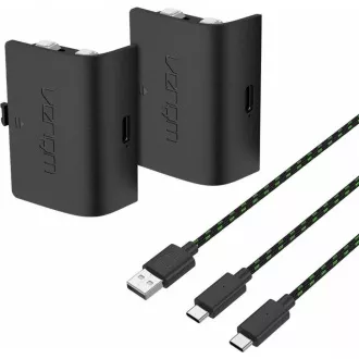 VENOM VS2882 Xbox Series S/X & One Schwarz Twin Battery Pack 3 Meter Kabel VENOM VS2882 Xbox Series S/X & One Schwarz Twin Battery Pack 3 Meter Kabel