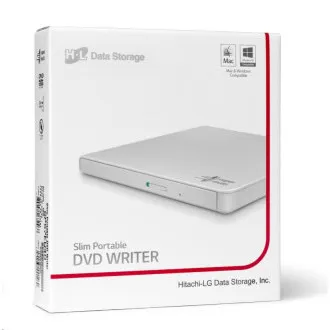 HITACHI LG - externes DVD-W/CD-RW/DVD±R/±RW/RAM-Laufwerk GP57EW40, Slim, Weiß, Box SW - Gebraucht HITACHI LG - externes DVD-W/CD-RW/DVD±R/±RW/RAM-Laufwerk GP57EW40, Slim, Weiß, Box SW - Gebraucht