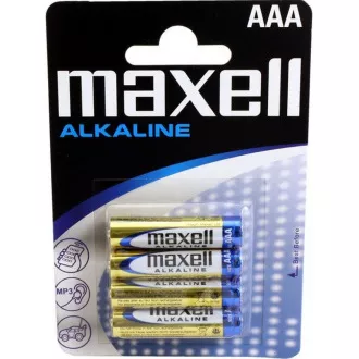 AVACOM Nicht wiederaufladbare AAA Maxell Alkaline Batterien 4 Stück Blister AVACOM Nicht wiederaufladbare AAA Maxell Alkaline Batterien 4 Stück Blister