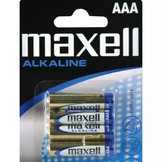 AVACOM Nicht wiederaufladbare AAA Maxell Alkaline Batterien 4 Stück Blister AVACOM Nicht wiederaufladbare AAA Maxell Alkaline Batterien 4 Stück Blister
