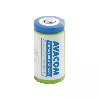 AVACOM wiederaufladbare Fotobatterie Avacom CR123A 3V 450mAh 1.4Wh AVACOM wiederaufladbare Fotobatterie Avacom CR123A 3V 450mAh 1.4Wh