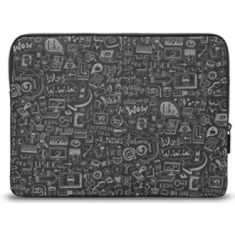 CONNECT IT Doodle-Tasche für Laptop 13,3", schwarz CONNECT IT Doodle-Tasche für Laptop 13,3", schwarz