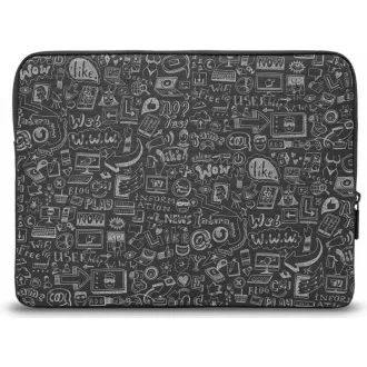 CONNECT IT Doodle-Tasche für Laptop 13,3", schwarz CONNECT IT Doodle-Tasche für Laptop 13,3", schwarz
