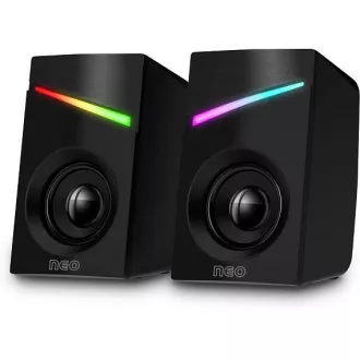 CONNECT IT-Lautsprecher NEO PC, RGB, USB, 3,5mm, schwarz CONNECT IT-Lautsprecher NEO PC, RGB, USB, 3,5mm, schwarz