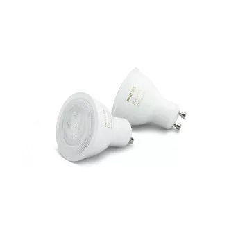 PHILIPS Hue White Ambiance, 2x Glühbirne 4, 2W GU10