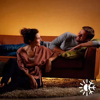 PHILIPS Hue White Ambiance, 2x Glühbirne 4, 2W GU10