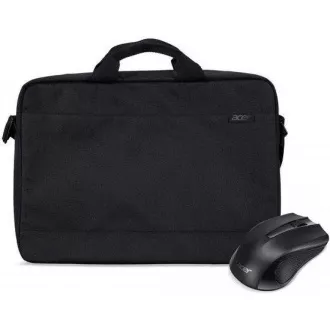 ACER STARTER KIT_15.6 "ABG960 Tragetasche schwarz und kabellose Maus schwarz, 1Y Carry-in