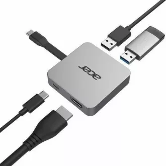 ACER Docking Station 4in1 Typ-C : 1 x HDMI   2 x USB3.2   1 x USB C