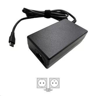 ACER Adapter 65W USB TYPE-C, EU NETZKABEL (RETAIL PACK), Schwarz