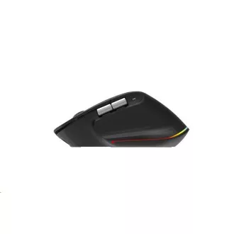 ACER Wireless Mouse Easy Fit Mouse, Ergonomisch, 4000dpi, 6 Tasten, RGB, 10m Reichweite, USB-C, BT, Schwarz