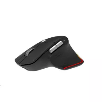 ACER Wireless Mouse Easy Fit Mouse, Ergonomisch, 4000dpi, 6 Tasten, RGB, 10m Reichweite, USB-C, BT, Schwarz