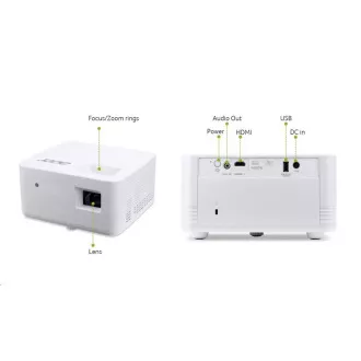 ACER Projektor PD1500 DLP 1080p 1500 Lm 50, 000:1 EMEA 3.0Kg EURO Power HDMI Kabel mit Tragetasche