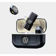 Hollyland Lark M2 USB-C - Drahtloses Lavalier-Mikrofon mit USB-C-Stecker (Duo, Shine Charcoal)
