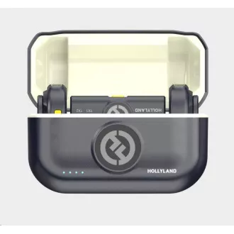 Hollyland Lark M2 USB-C - Drahtloses Lavalier-Mikrofon mit USB-C-Stecker (Duo, Shine Charcoal)