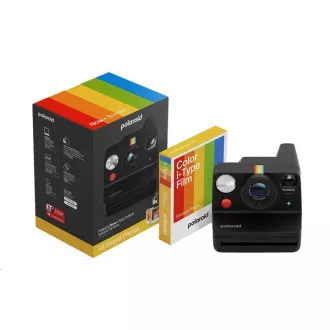 Polaroid Now Gen 3 Black Bundle mit Farbfilm (8 Fotos) Polaroid Now Gen 3 Black Bundle mit Farbfilm (8 Fotos)