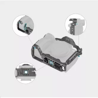 SmallRig 4481 HawkLock Schnellwechselkäfig für Sony A 7R V / A 7 IV / A 7S III / A 1 SmallRig 4481 HawkLock Schnellwechselkäfig für Sony A 7R V / A 7 IV / A 7S III / A 1