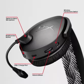 HyperX Cloud Jet Dual Wireless Gaming Headset, blau HyperX Cloud Jet Dual Wireless Gaming Headset, blau