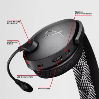 HyperX Cloud Jet Dual Wireless Gaming Headset, blau HyperX Cloud Jet Dual Wireless Gaming Headset, blau